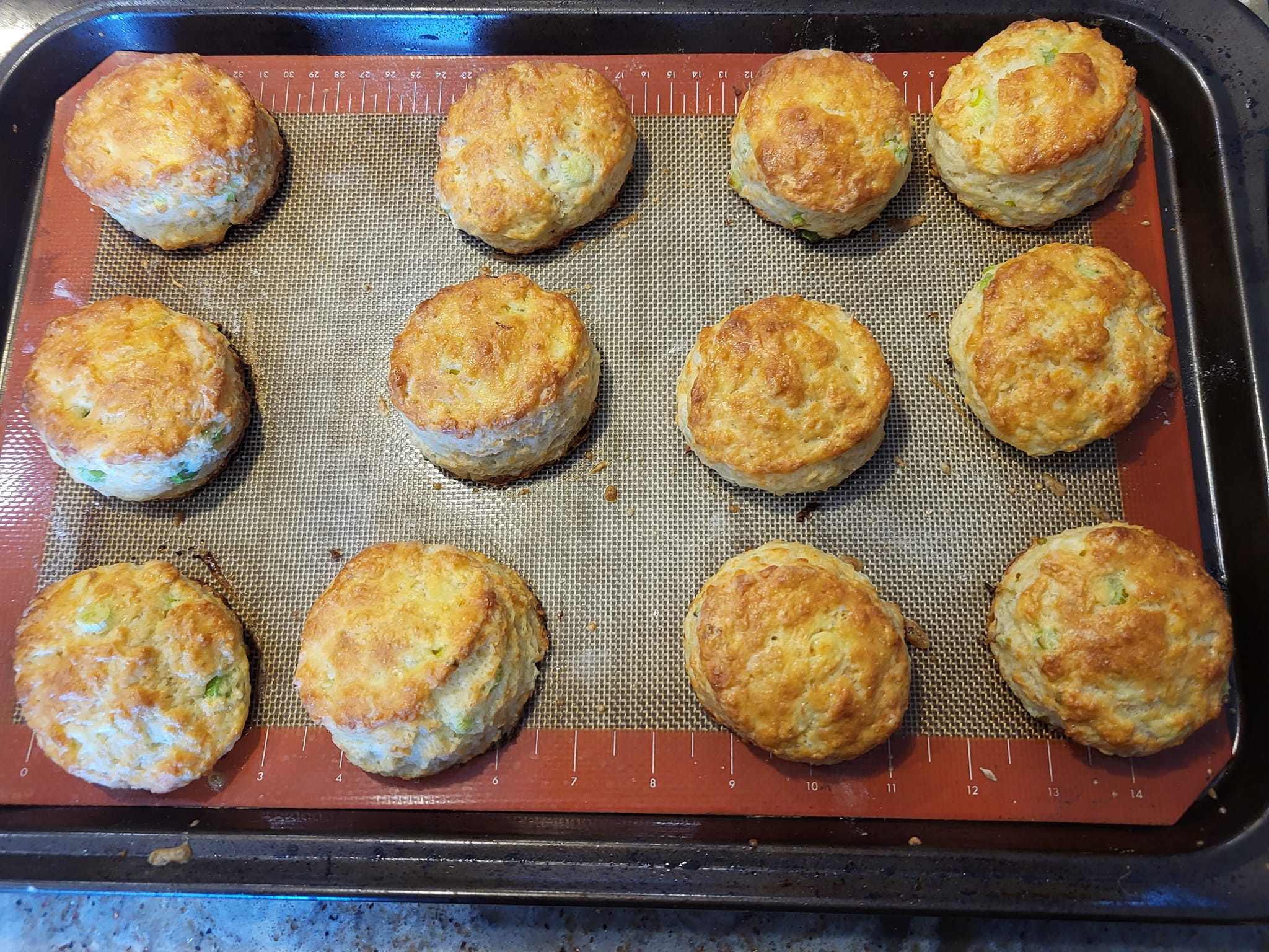 Irish Cheddar Scallion Biscuits