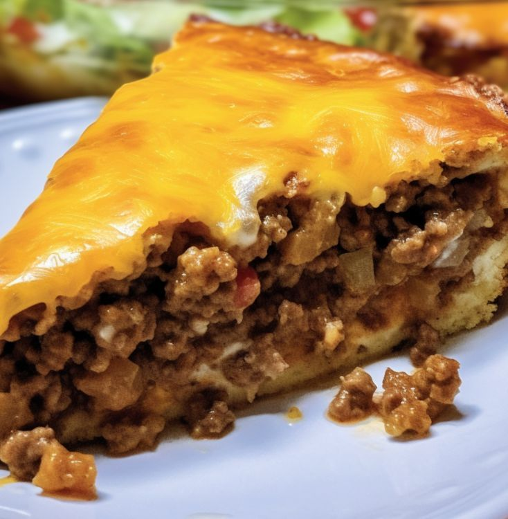 Impossible Cheeseburger Pie