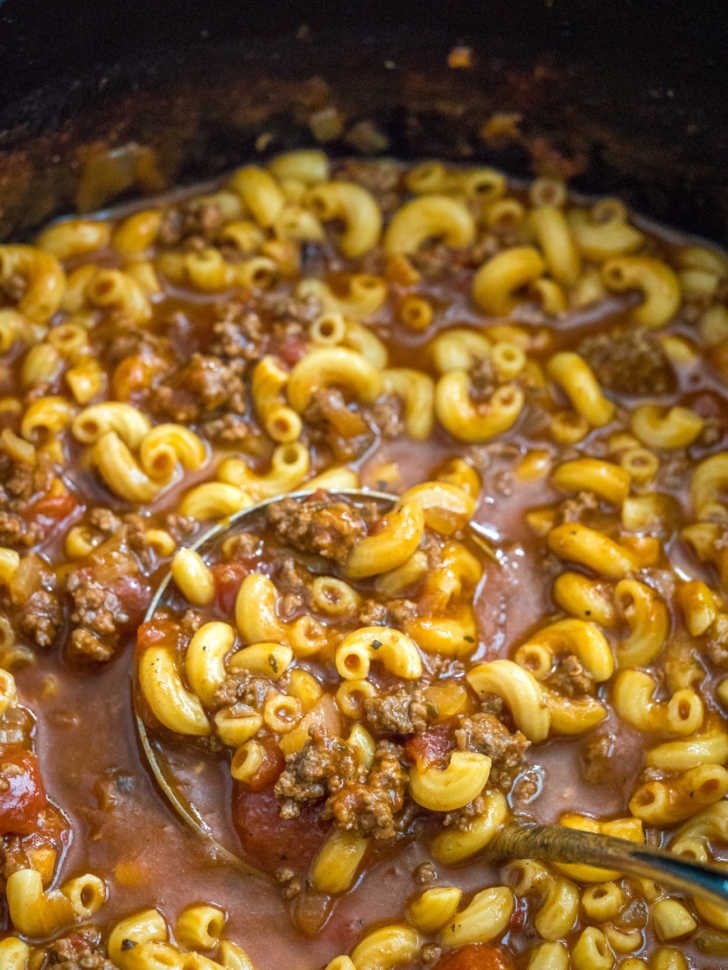 Beef and Macaroni Soup